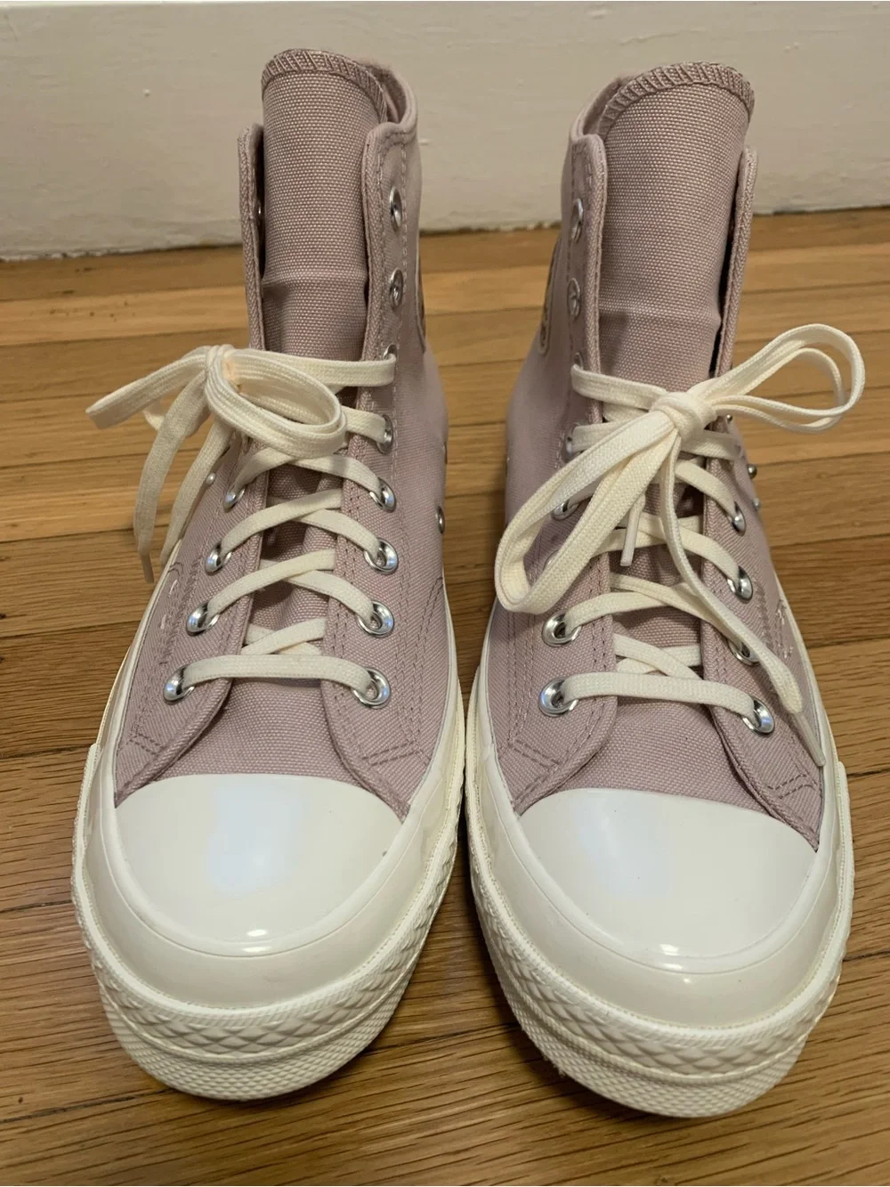 NWOB Converse All Star Dusty Rose Hi-Top Beaded Shoes WOMENS US SIZE 10/UK 8
